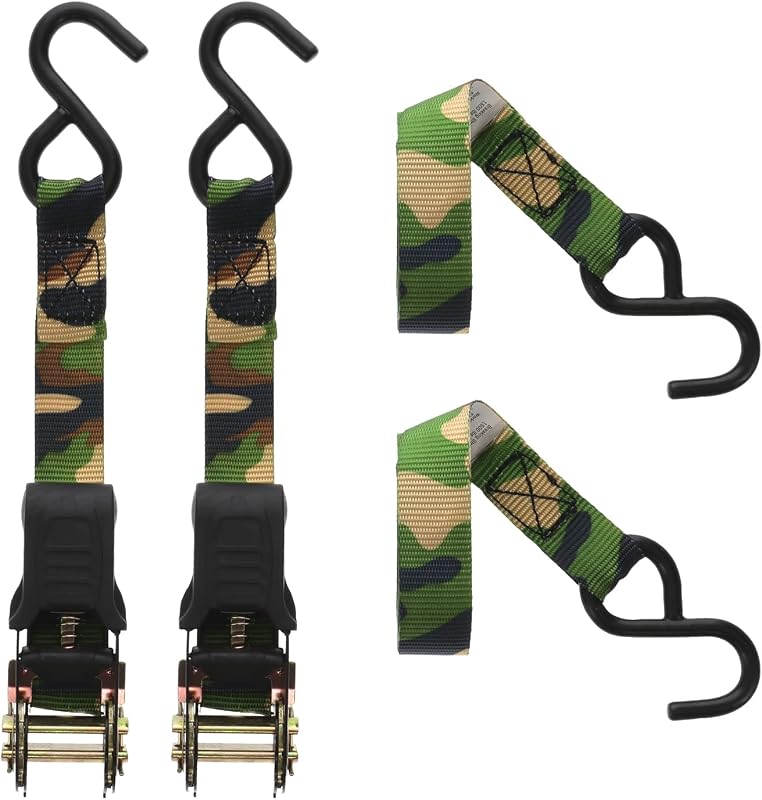 Correas trinquete camuflaje 1500lb 1x8' set 4