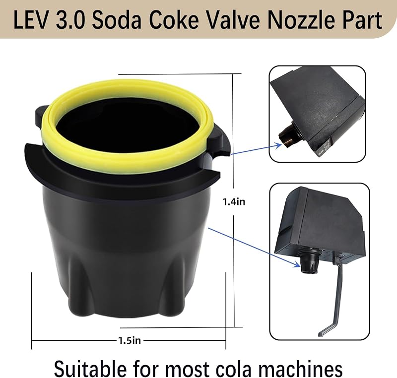 8 Pzas Válvula Coke Soda 3.0 Modelo 28545