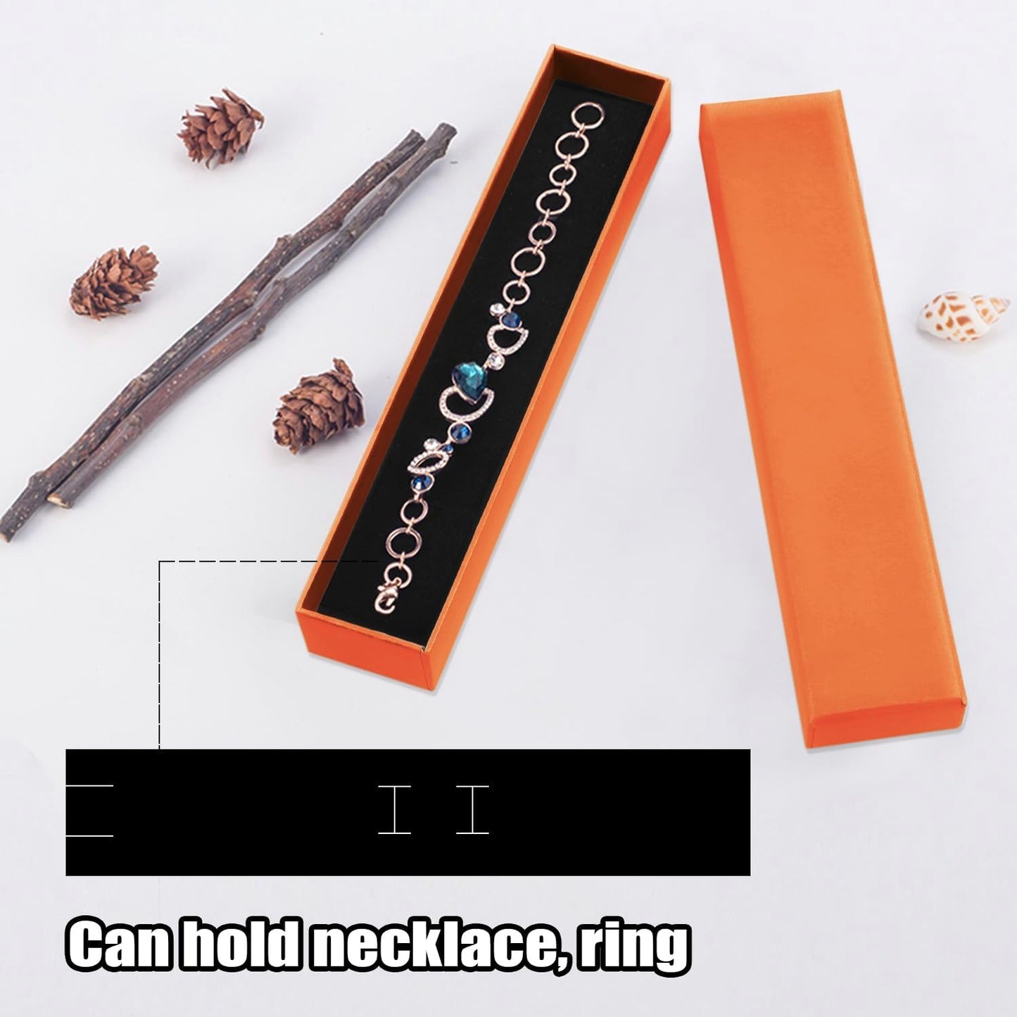 12 Pzas Cajas Regalo Joyería para Collares Anillos Bodas