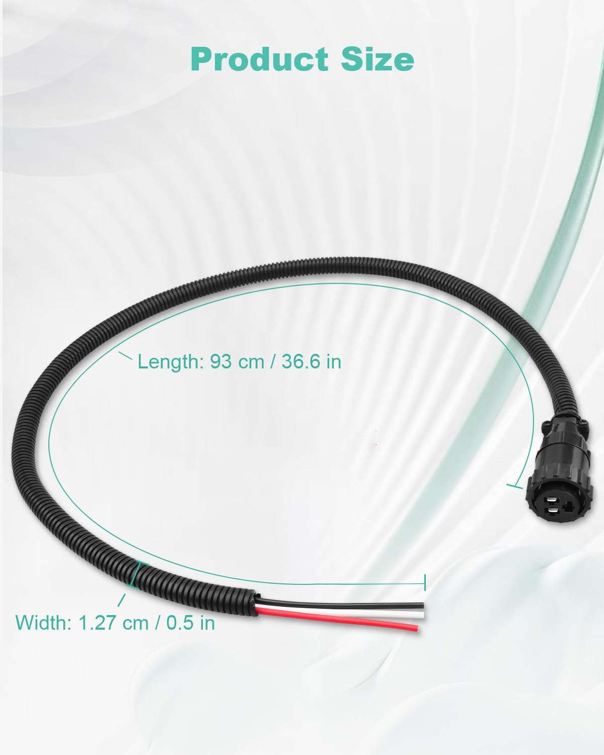 Cable auxiliar 3 pines para tractor Case IH y cosechadora