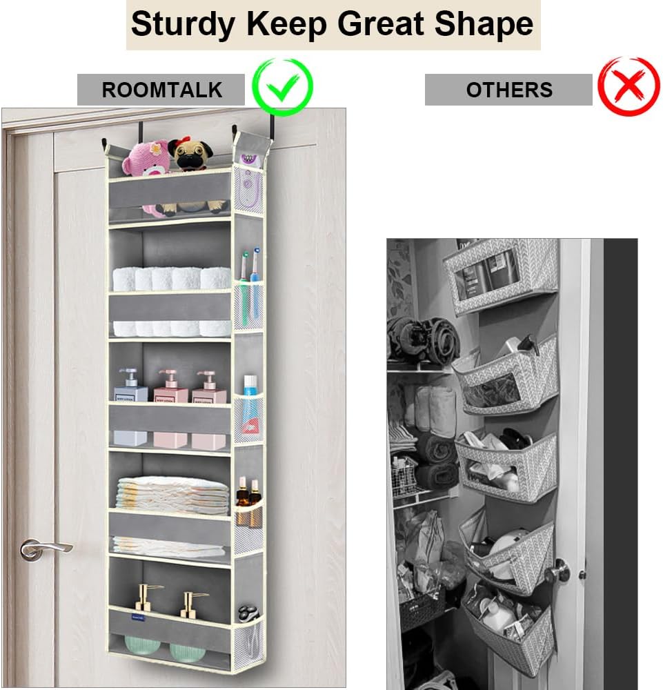 2 Organiz. puerta 5 estantes 10 bolsillos baño dormitorio