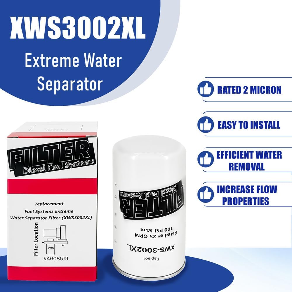 Separador agua filtro partículas combustible Fass Titanium
