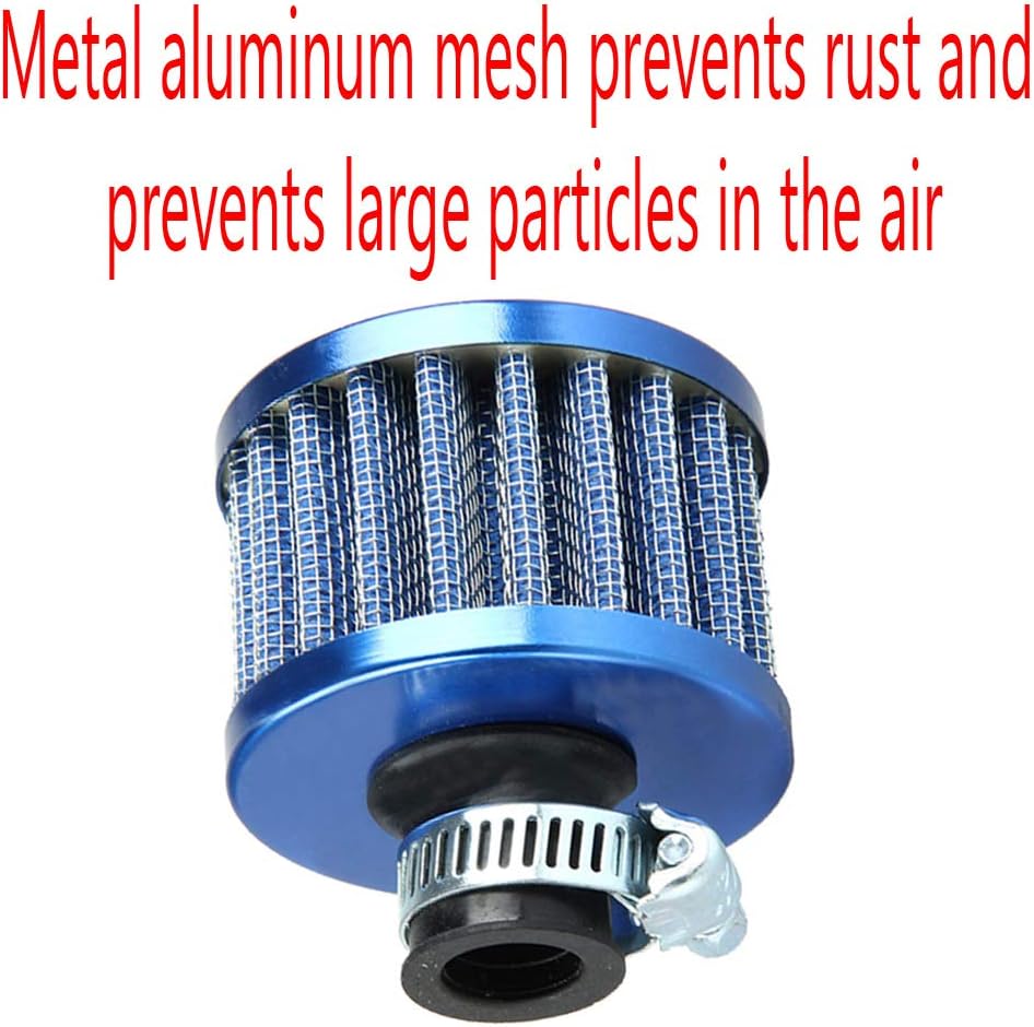 Filtro aire Turbo Vent cono azul 0.472pulg