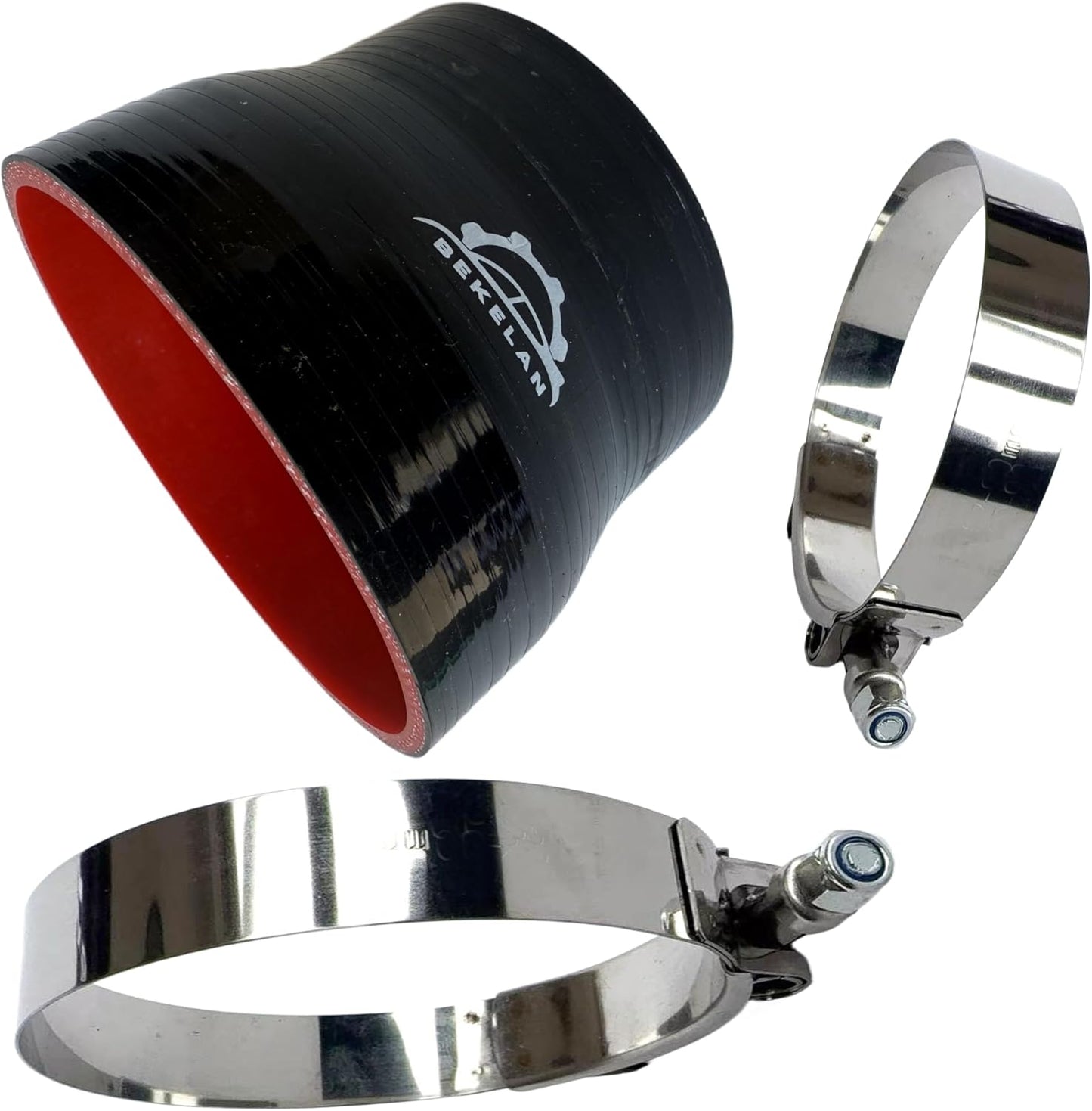 Manguera reductora silicona 3-4" acero inox abrazadera T