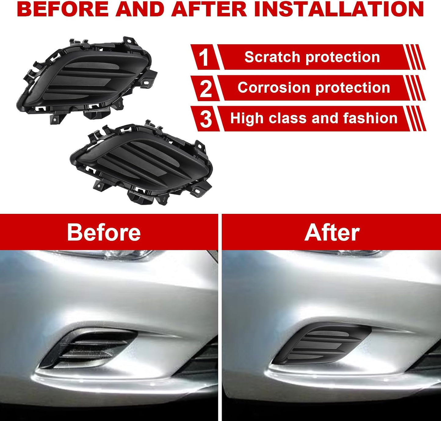 Cubierta luz antiniebla Mazda 6 14-17 reemplaza GHP950C11A