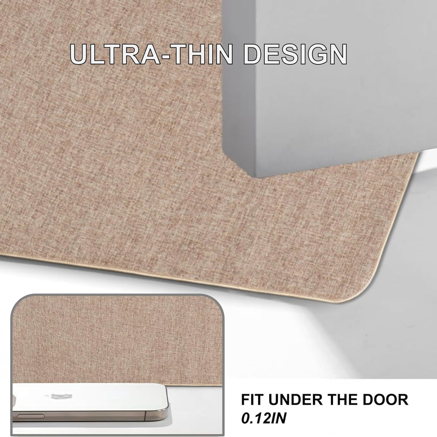 Tapete puerta interior goma antiderrap lavable