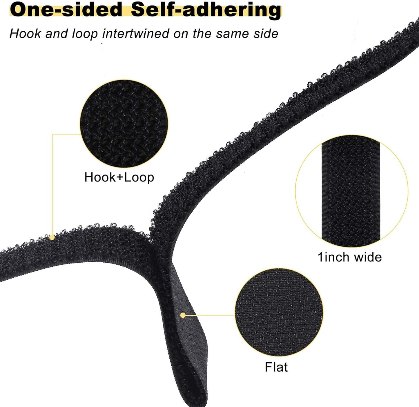 Correas gancho bucle 16ft 25 hebillas metal ajustables