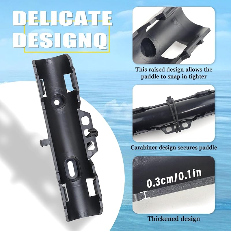 Porta remo para kayak con sistema de sujeción de 2 puntos