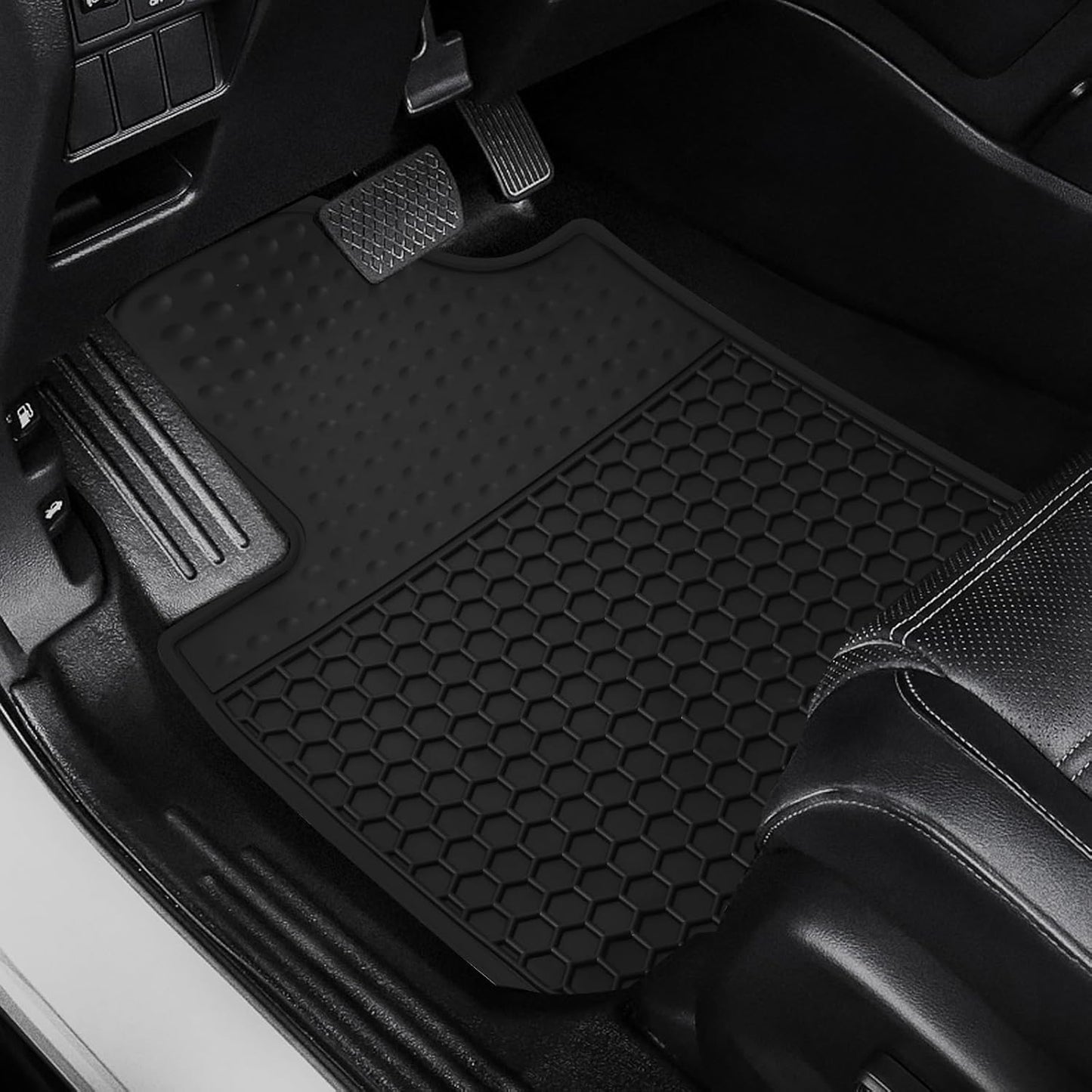 Alfombrillas coche Honda Ridgeline 17-25 goma negra