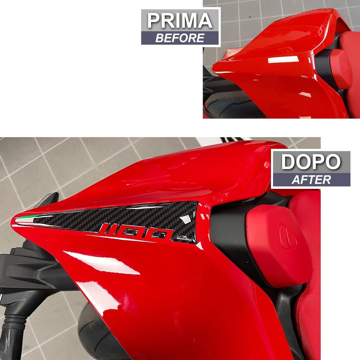 Adhesivos 3D para cola motocicleta Ducati Panigale V4