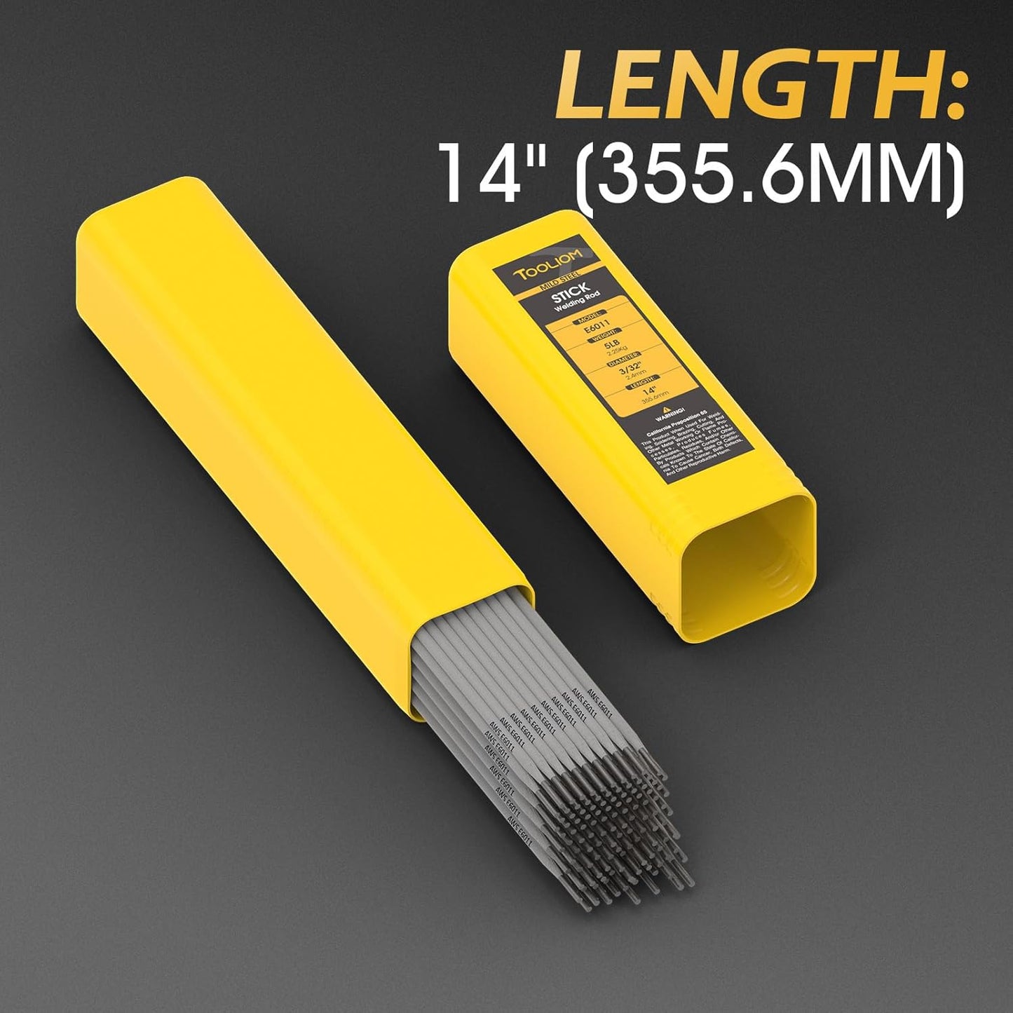 Varilla soldadura E6011 acero carbono 5lb