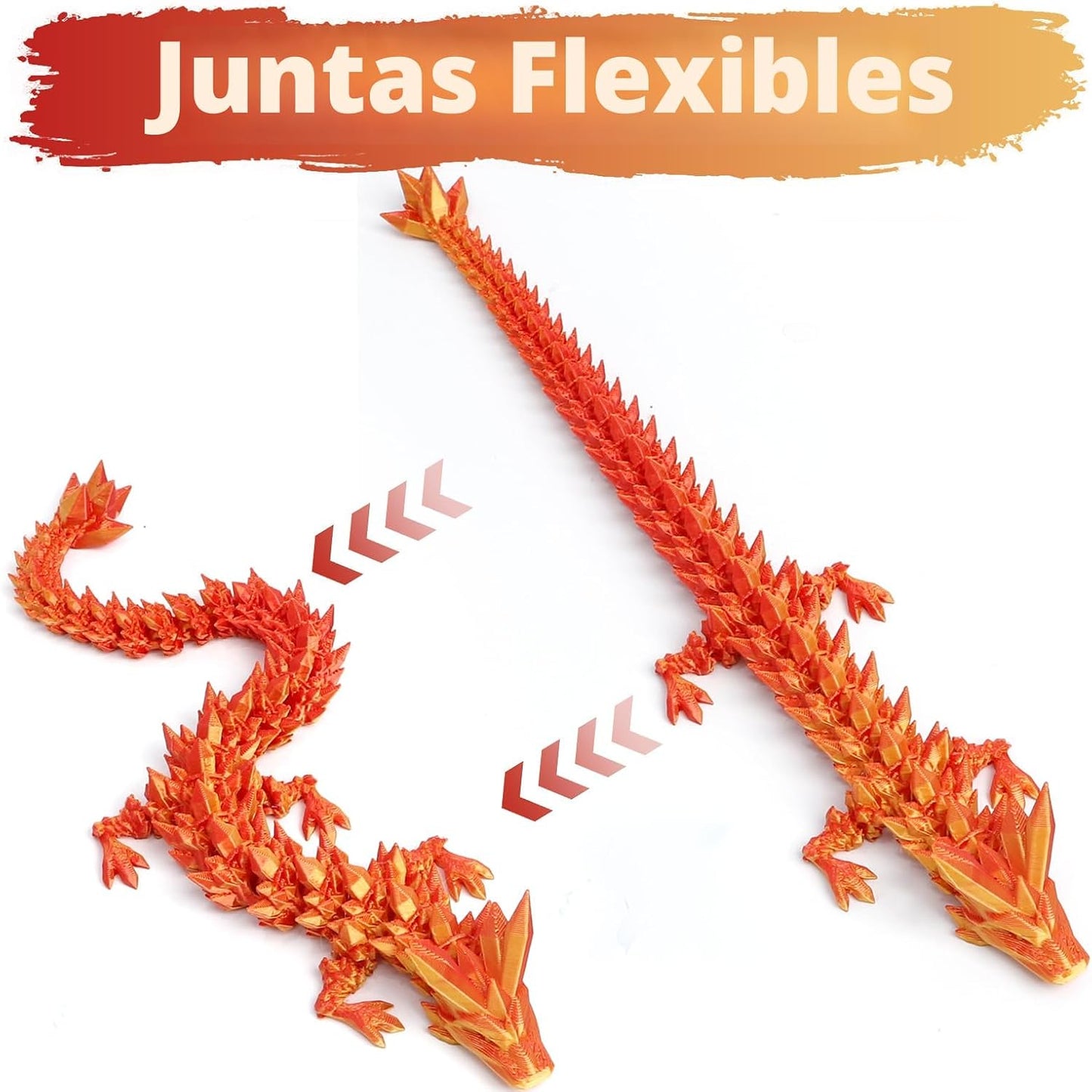 Huevo dragón 3D con cristal flexible 12pulg decoración