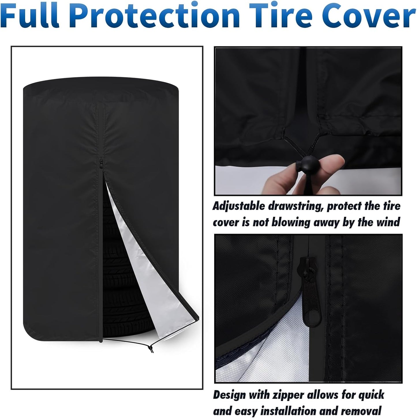 Cubierta neumático impermeable hasta 32pulg
