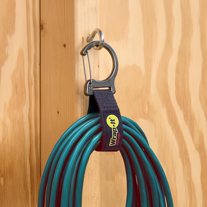 Clips metal para correas cable 10pulg 3uds negro garaje