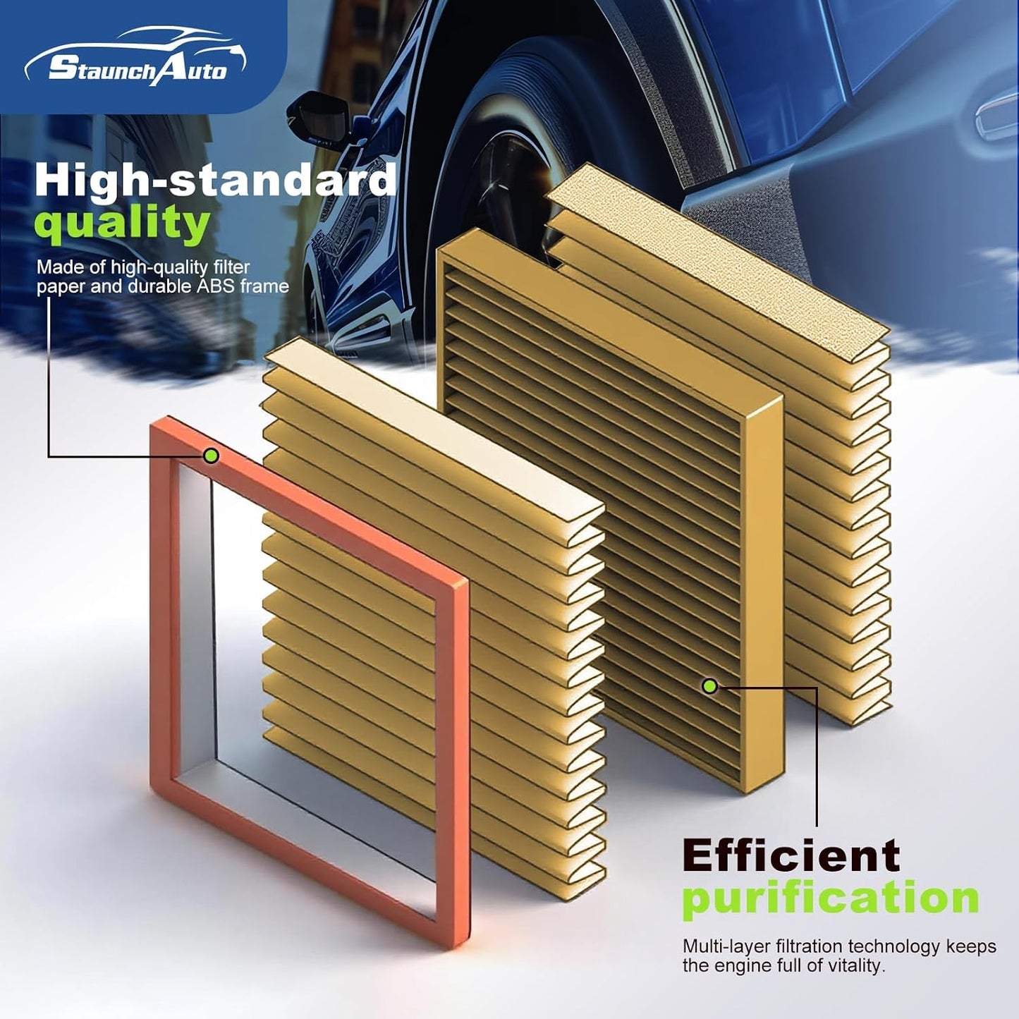 Filtro aire motor Nissan Pathfinder 22-26 Infiniti QX60