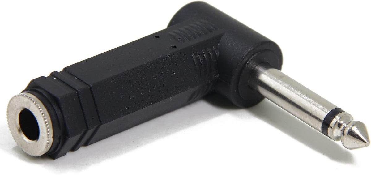 2 Adaptadores TS Macho 1/4pulg a Hembra TS 1/4pulg para Guitarra