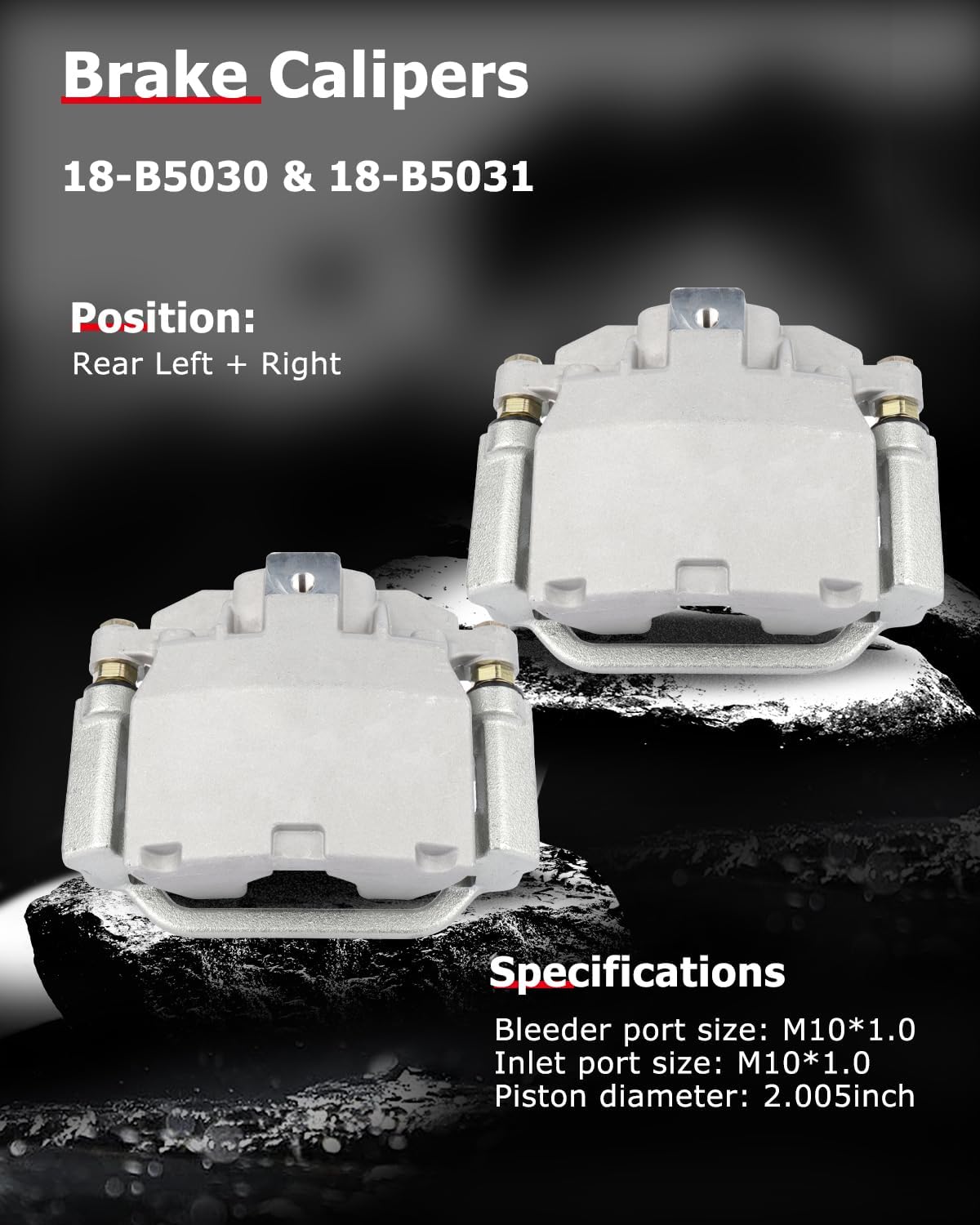 Pinzas freno traseras izq/derecha soporte Cadillac Chevy GMC