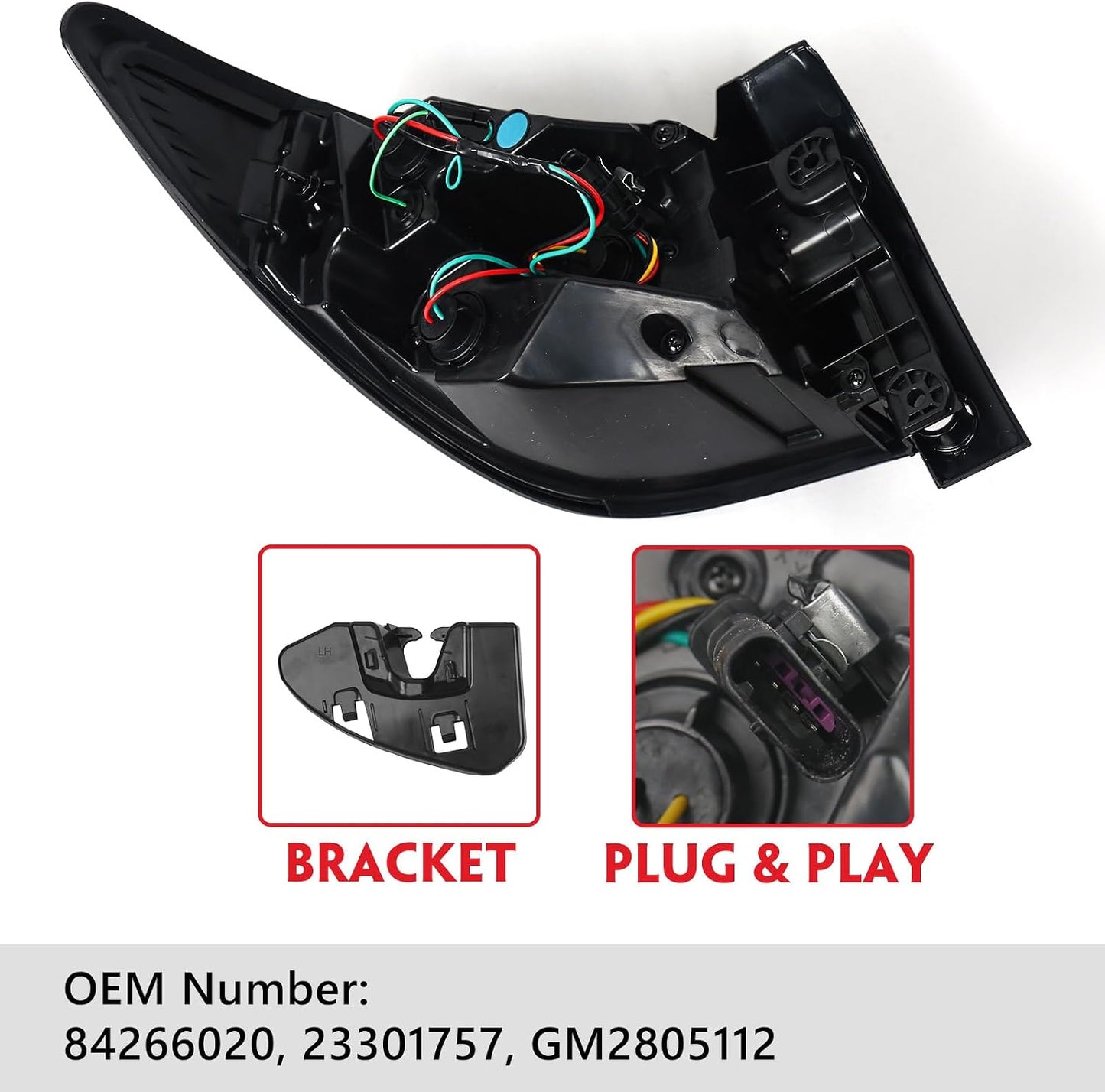 Luz trasera derecha comp Chevy Traverse 13-17