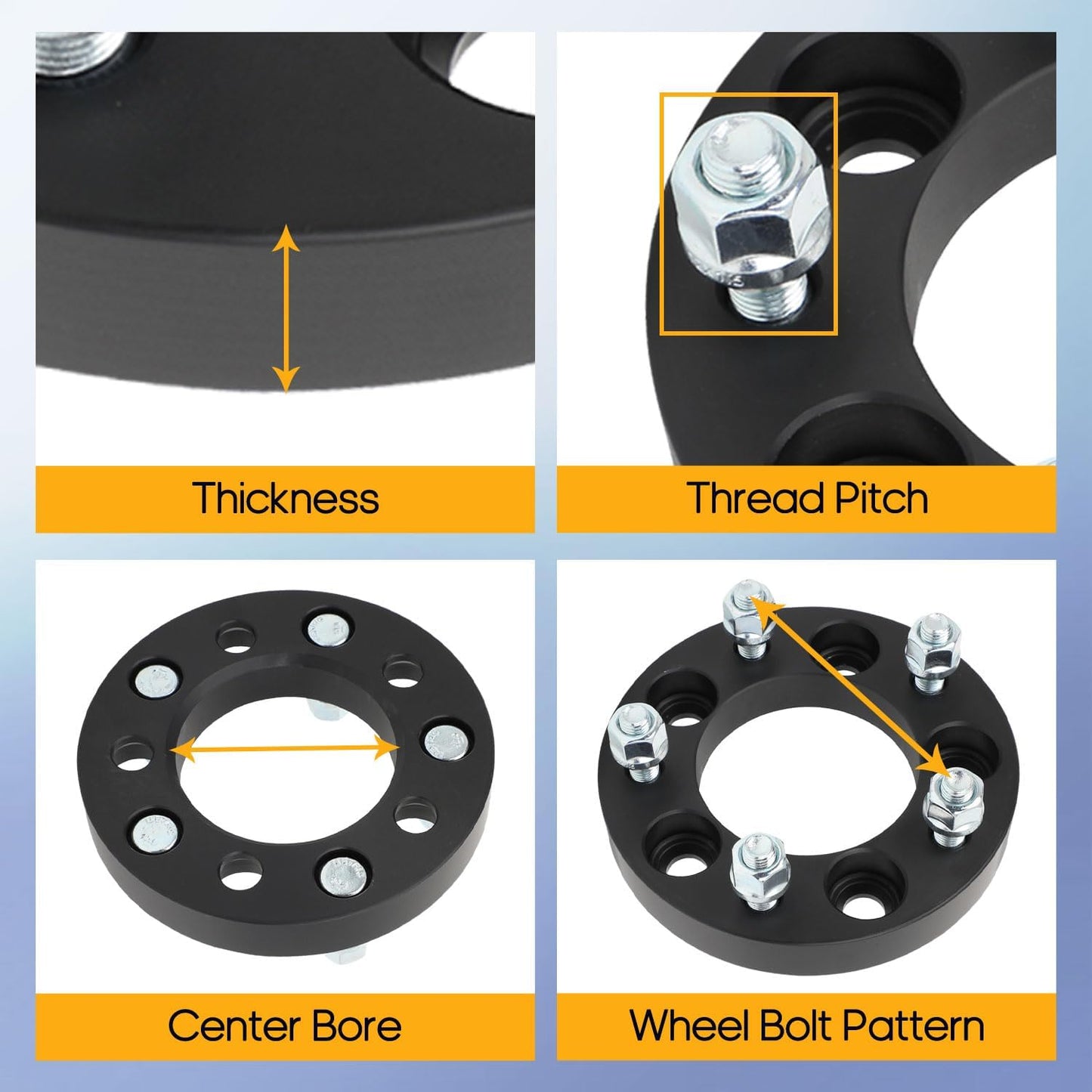 Adaptadores rueda 5x4.75 a 5x5 para Blazer Camaro
