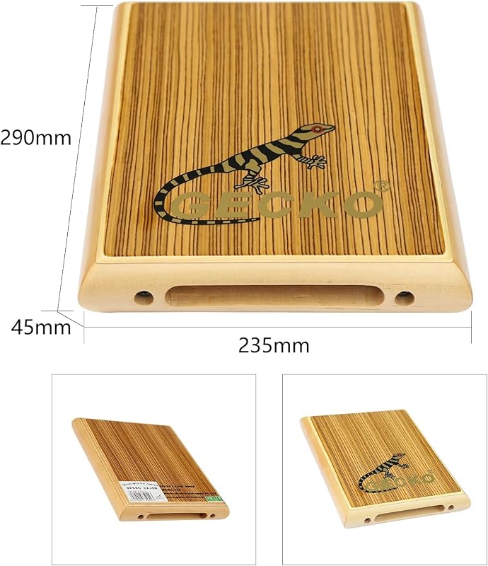 Cajón de madera básico con cuerdas y bolsa transporte