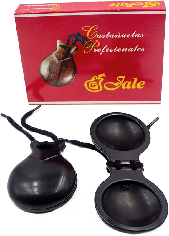 Castañuelas Flamenco Fibra Negra T-6 Mujer Adulta