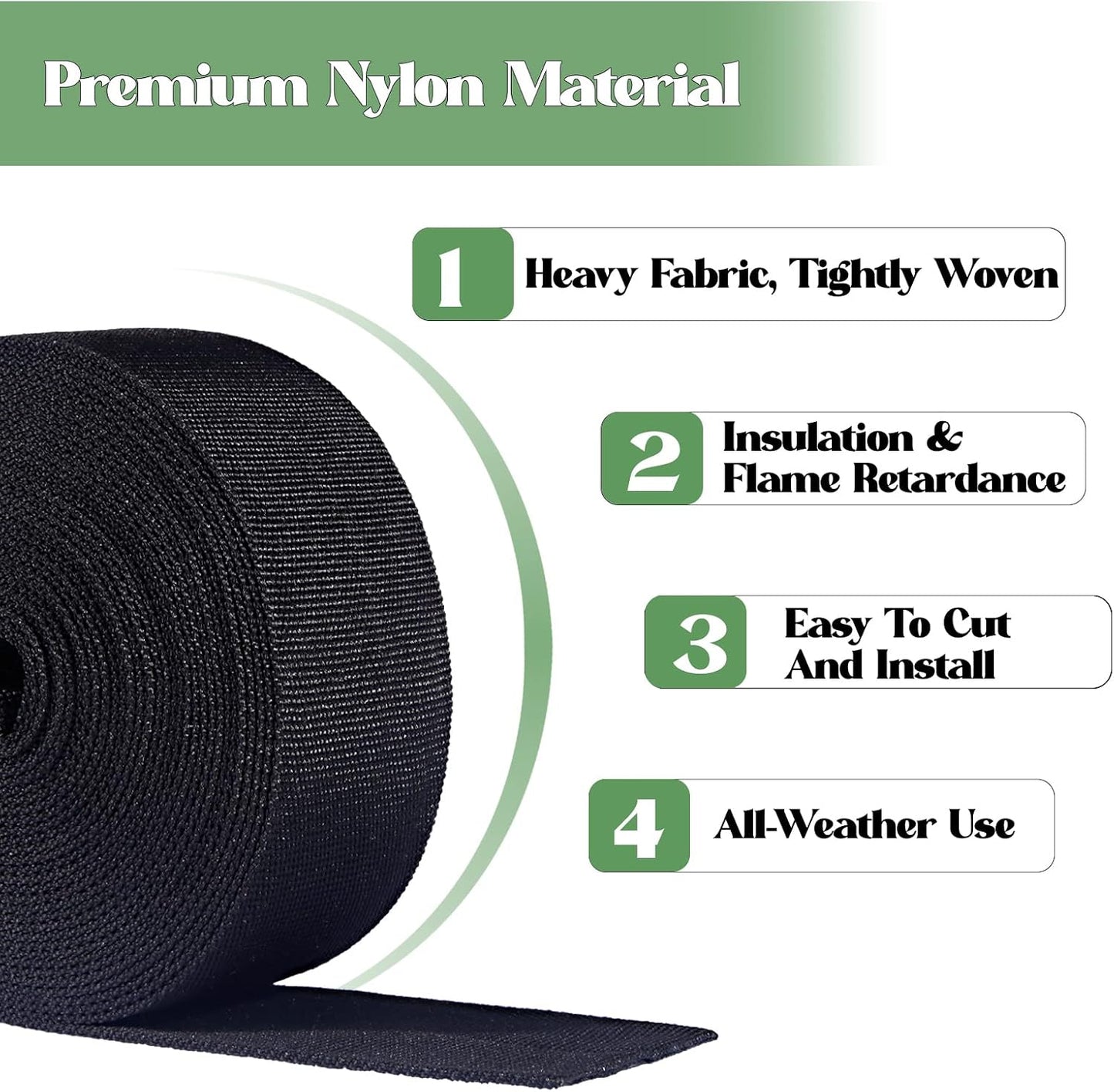 Funda nailon 25ft para soldadura Tig y manguera hidráulica