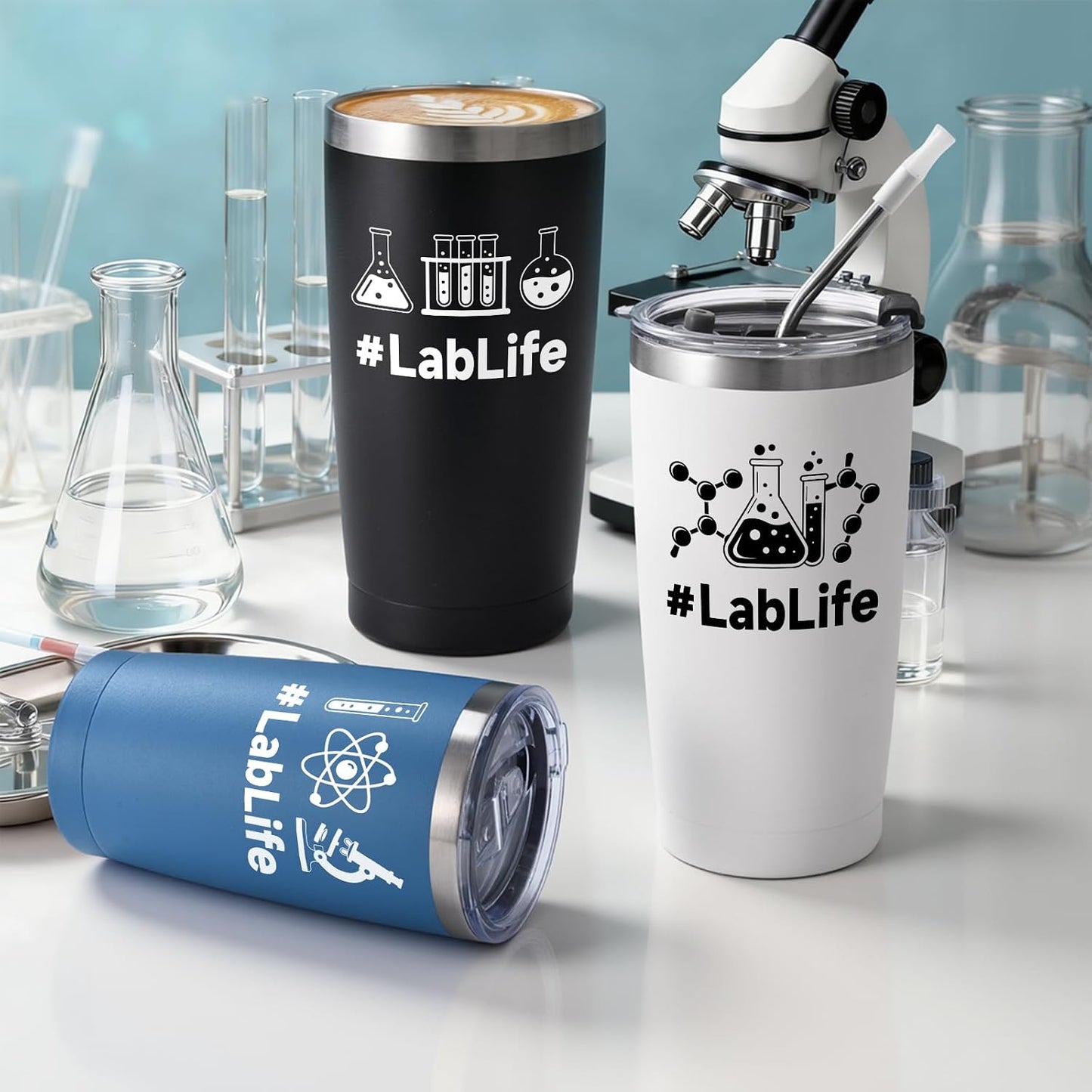 Vaso aislado 20oz con llaveros y bolígrafos regalo
