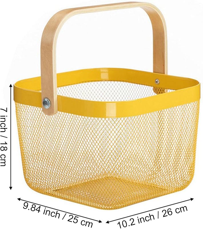 Cesta acero malla colgante cocina baño picnic
