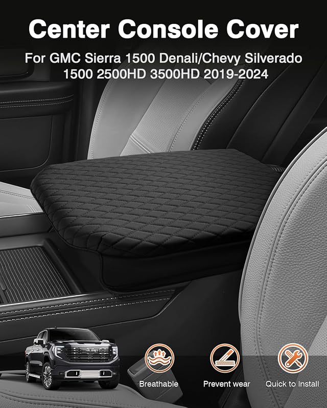 Fundas reposabrazos piel sintética GMC Sierra 1500/Chevy 2019