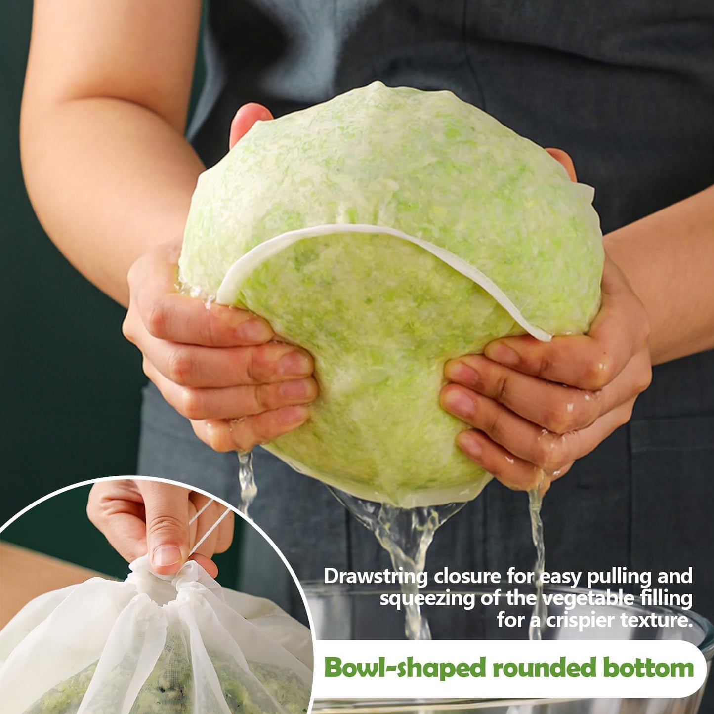Bolsa coladora reutilizable para leche de nuez 3