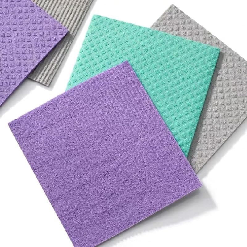 Paño esponja celulosa reutilizable para limpieza cocina coche