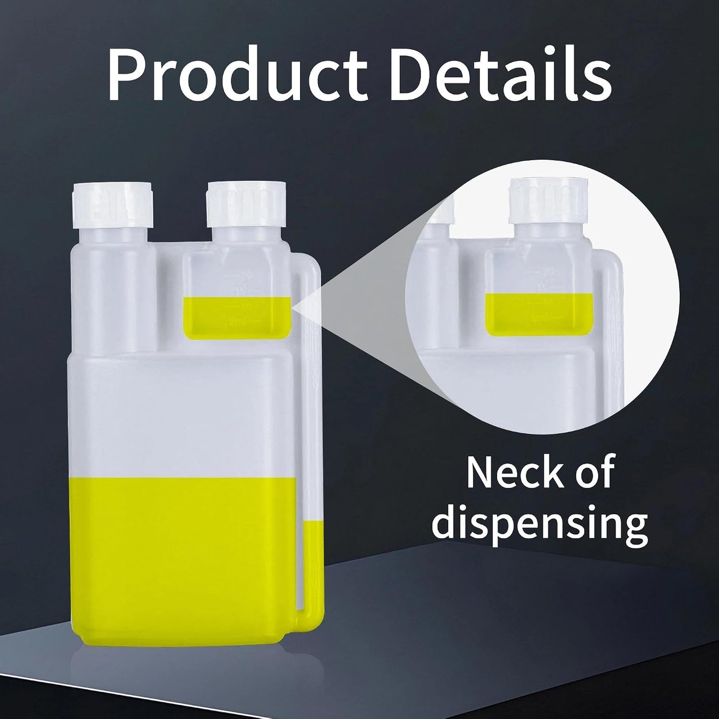 2 Botellas Chupito con Vaso Integrado Plástico HDPE 8.5oz