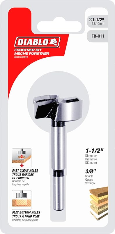Mecha taladro vástago Forstner 0.25pulg