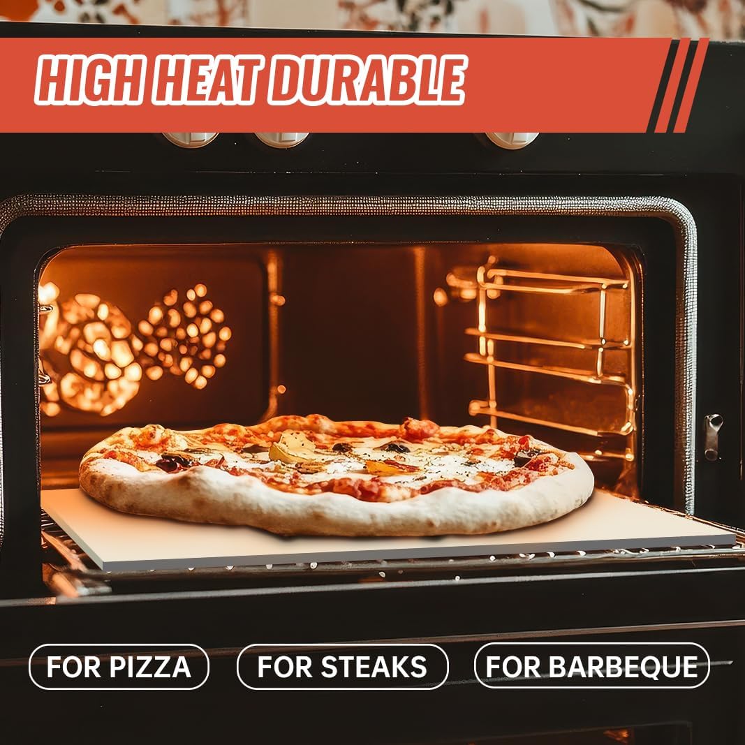 Piedra pizza 24pulg cordierita horno resistente térmico