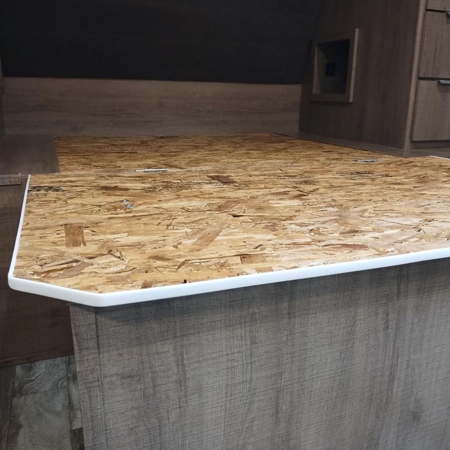Borde encimera 5/8pulg x16.4ft moldura TPE autoadhesiva