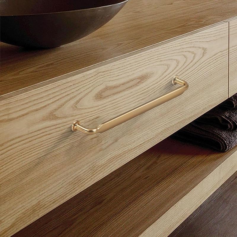 10 Manijas Cocina 7.5" Color Bronce Champán