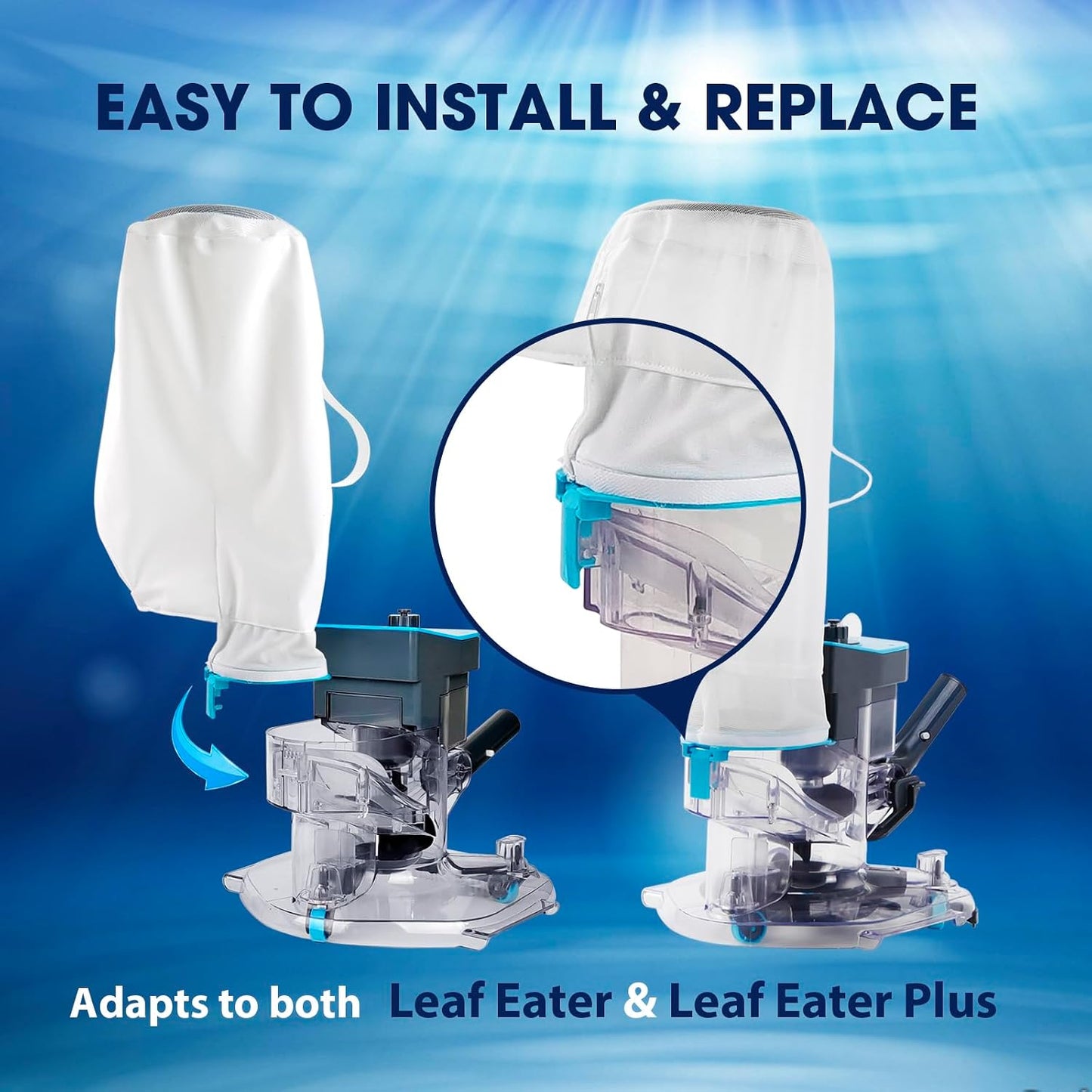 Bolsa malla repuesto para limpiador hojas Leaf Eater