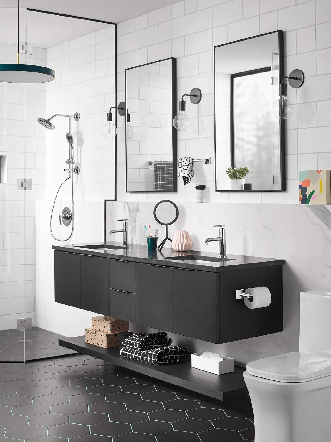 Toallero baño 24pulg cromado