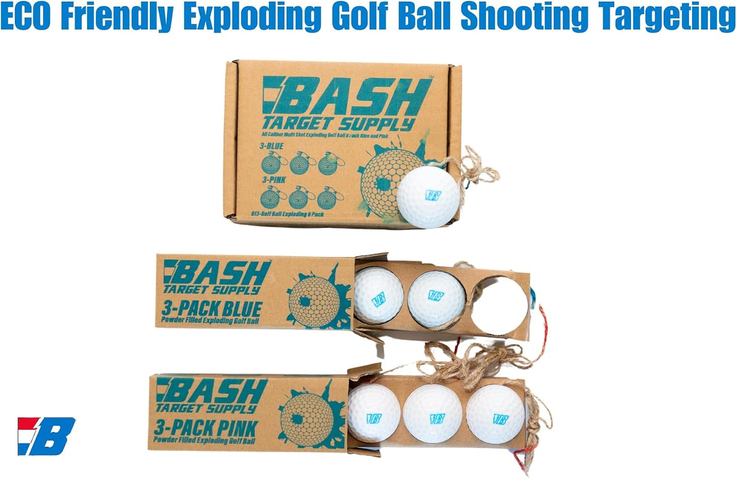 Bolas de Golf Explotables para Práctica en Campo de Golf