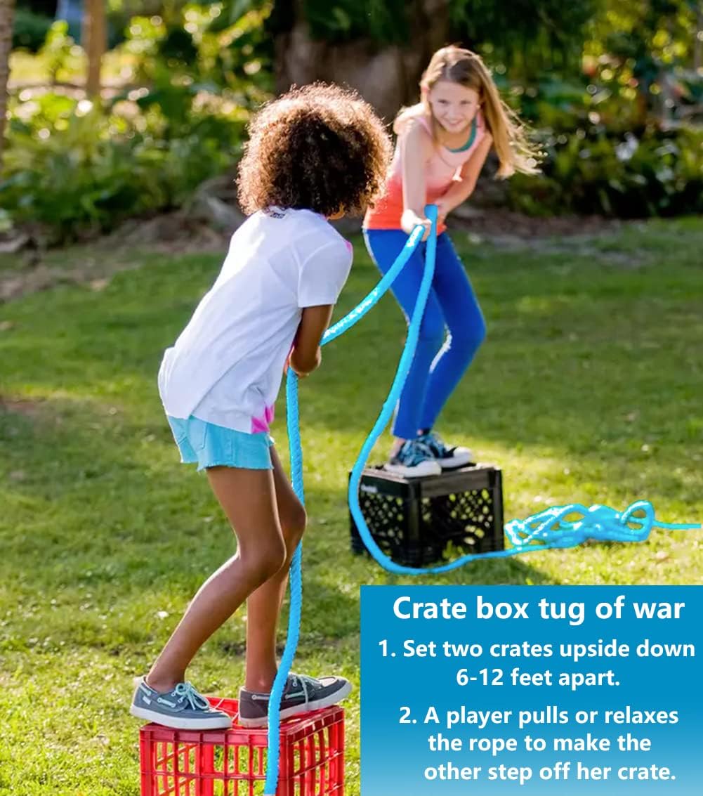 Set tira y afloja 60ft para niños y adultos azul