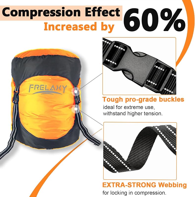 Bolsa compresión 11l/18l/30l/45l/52l resistente agua para acampar