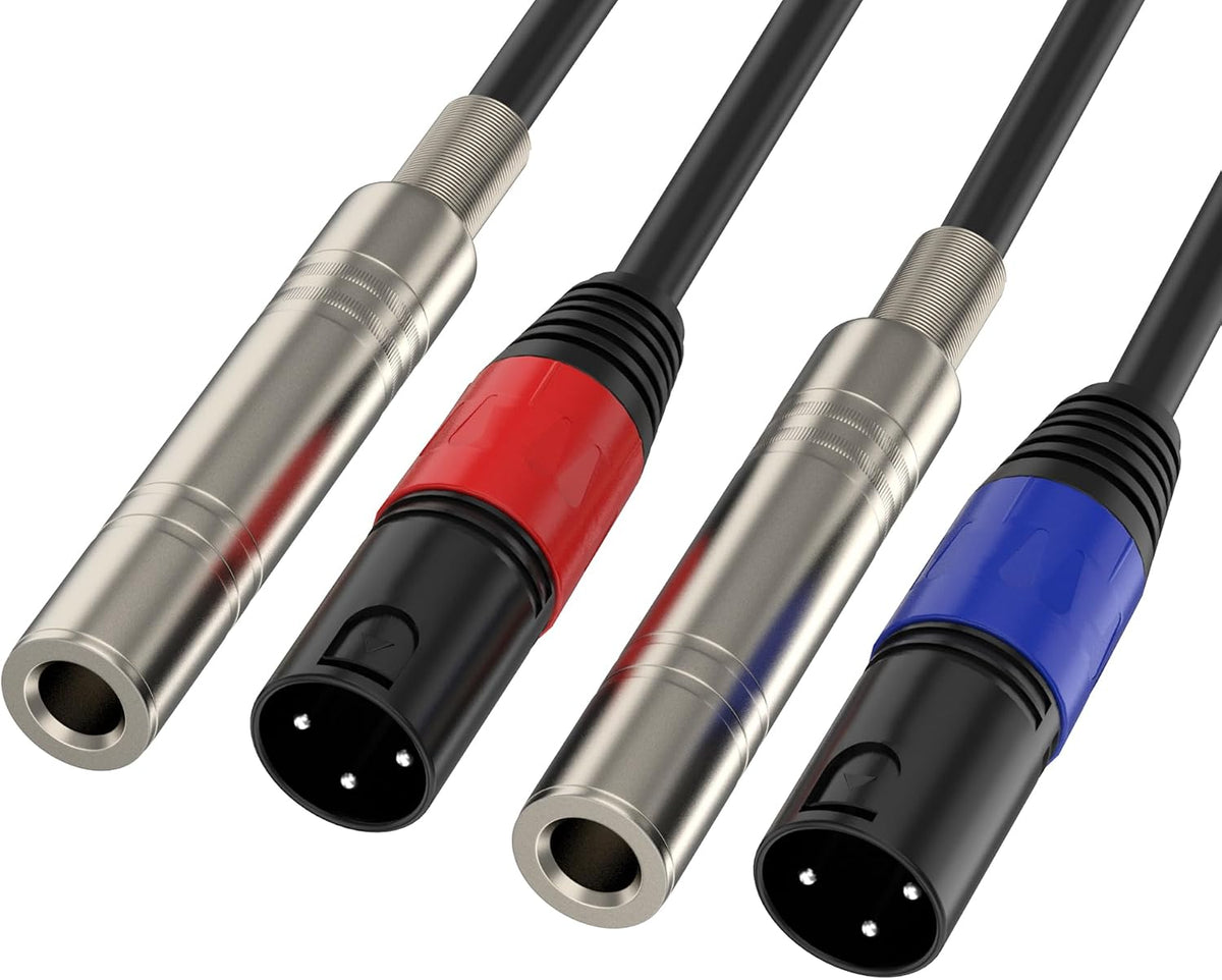 Cable audio 3 pines hembra a XLR macho 1.1pies