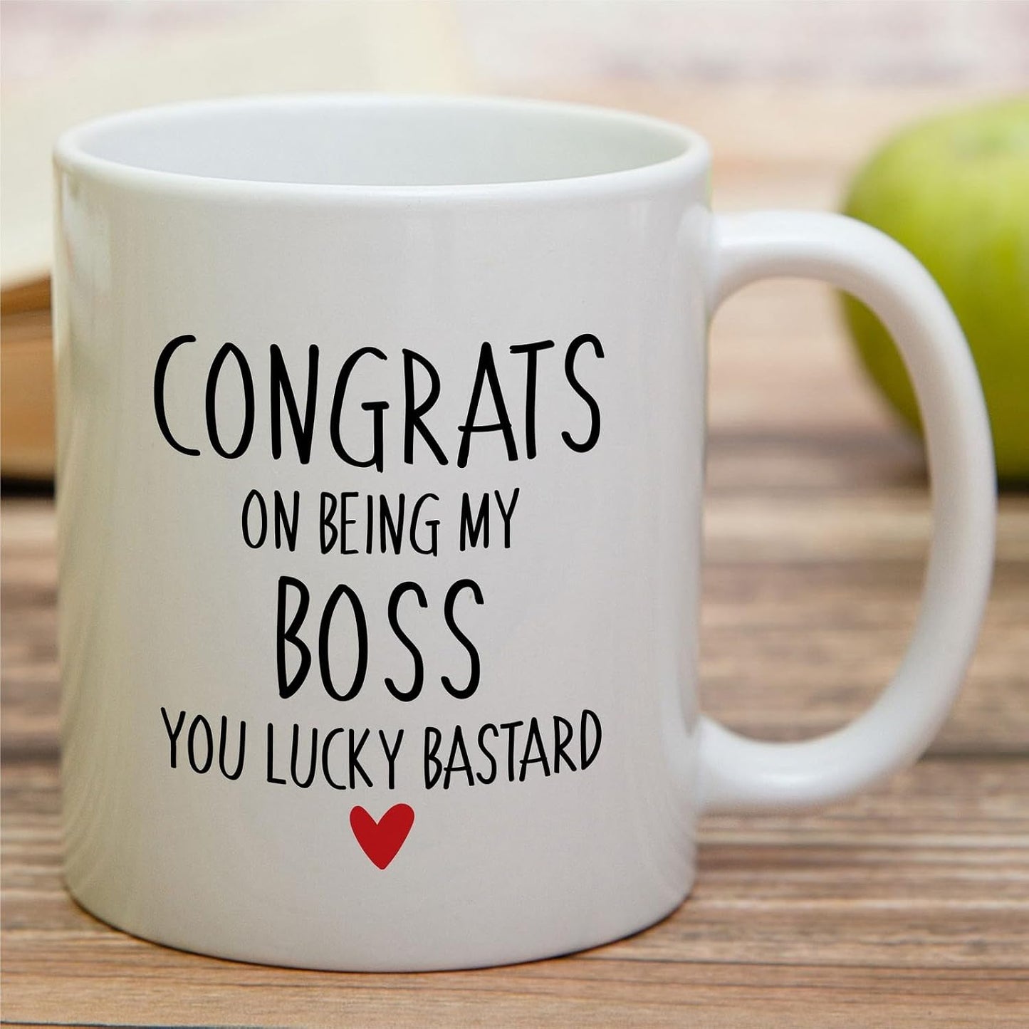 Taza cerámica 11oz Felicidades por ser mi jefe regalo humor oficina
