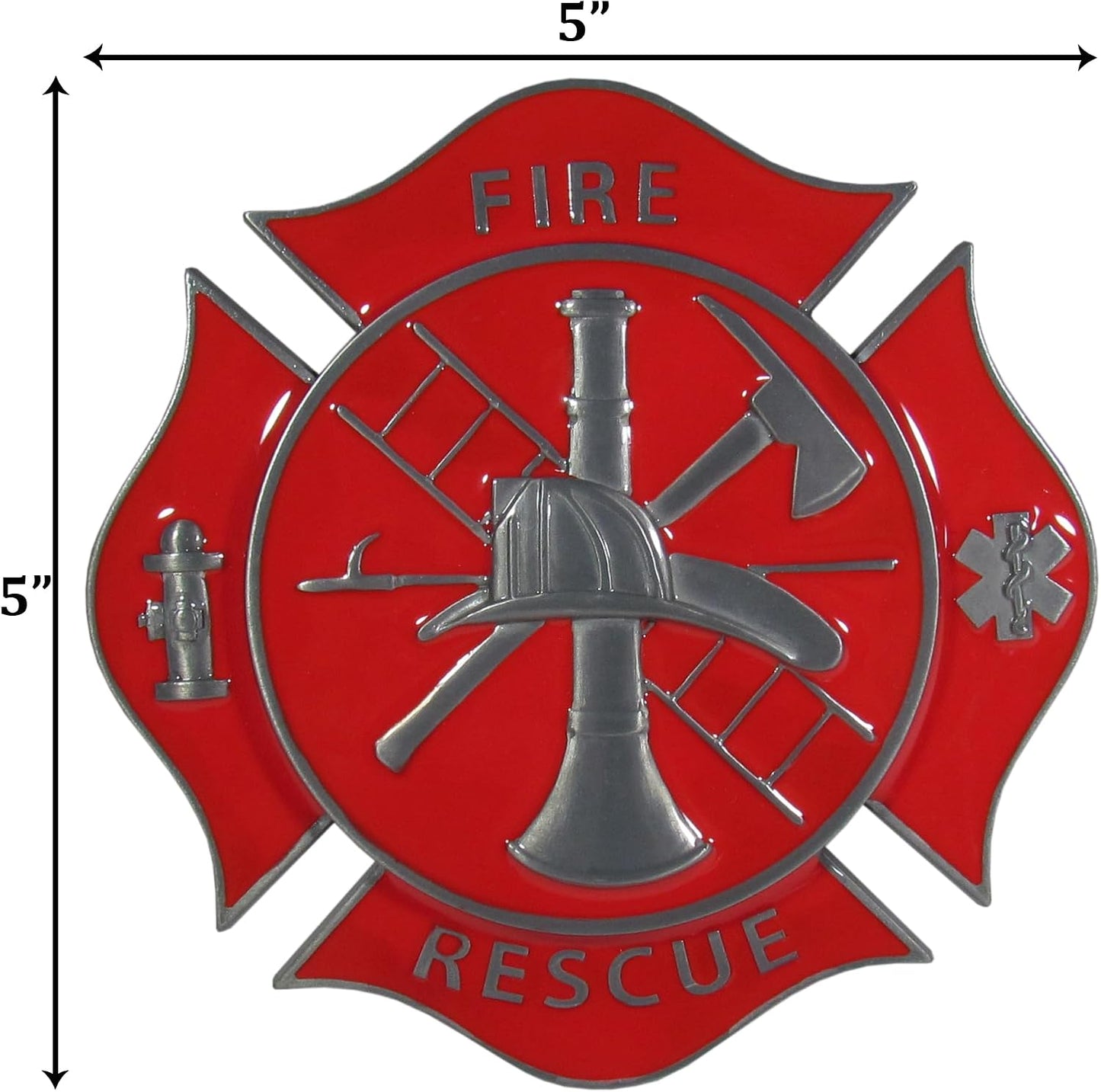Cubierta enganche cruz bomberos