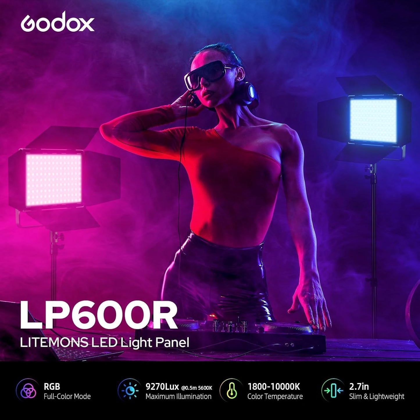 Luz LED RGB con control APP estudio