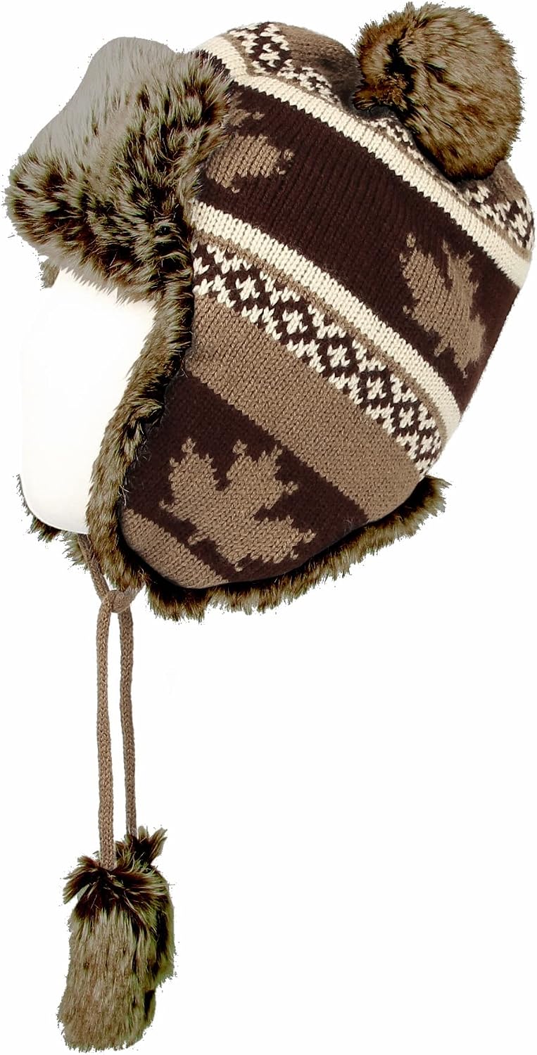 Gorro lana Fair Isle con orejeras