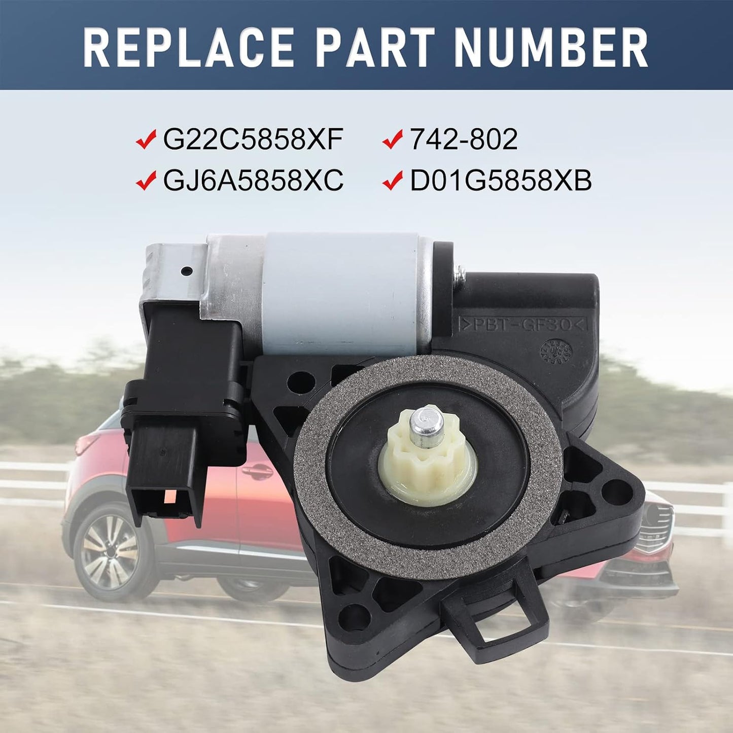 Motor elevación ventana comp Mazda 3 5 6 CX-7 CX-9 RX-8