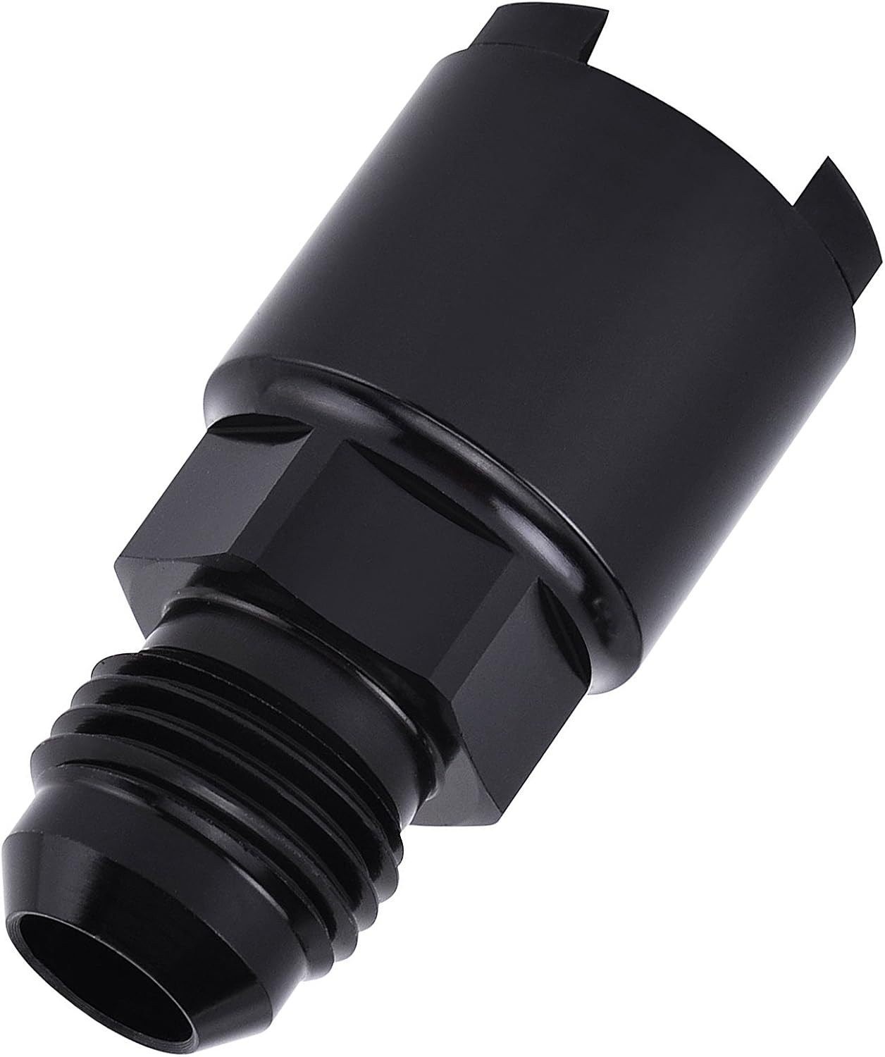 Adaptador aluminio 5/16 SAE negro