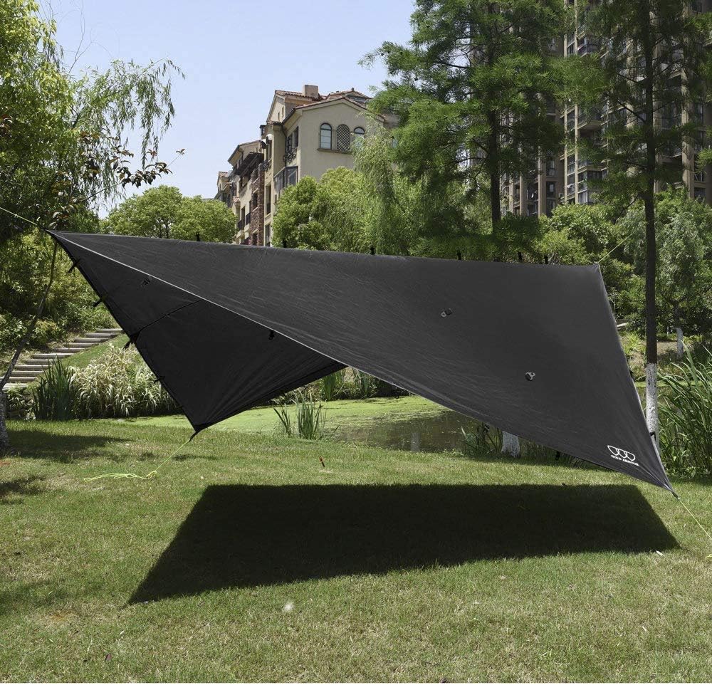 Toldo lluvia hamaca lona 8-14pies impermeable ultraligero