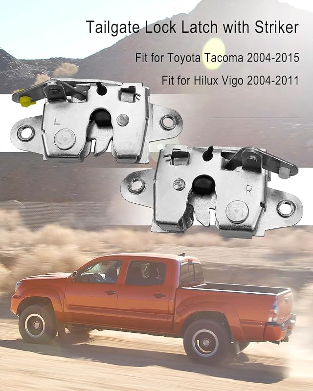 Pestillo puerta trasera comp Toyota Tacoma 04-15 Hilux 04-11